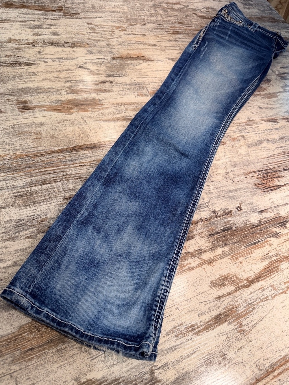 Rock Revival Betty Bootcut Women’s Jeans Designed in USA Mid Rise Size 30 - Picture 8 of 16